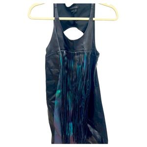 Sachin + Babi leather fringe dress